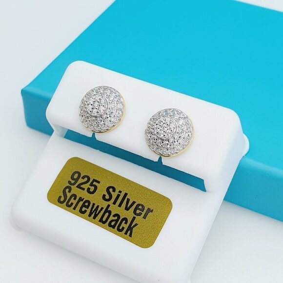 14K Gold Plated 925 Sterling Silver CZ Beautiful Earrings for Women, 1U… - Picture 3 of 11